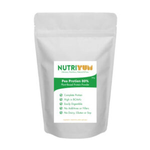 Buy pea protein powder online from Nutriyum in resealable pouch available in South Africa