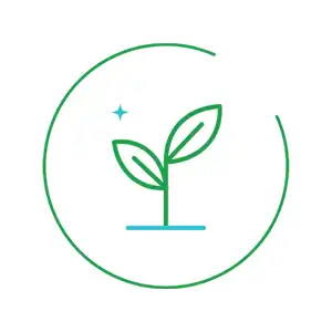 Plant protein icon: 24–27g protein per 100g in Nutriyum blends